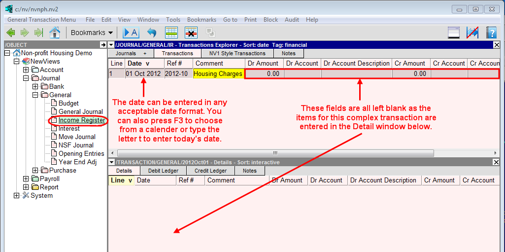 1.12.2.1.1 Creating Rent Roll Transactions Automatically NewViews Non